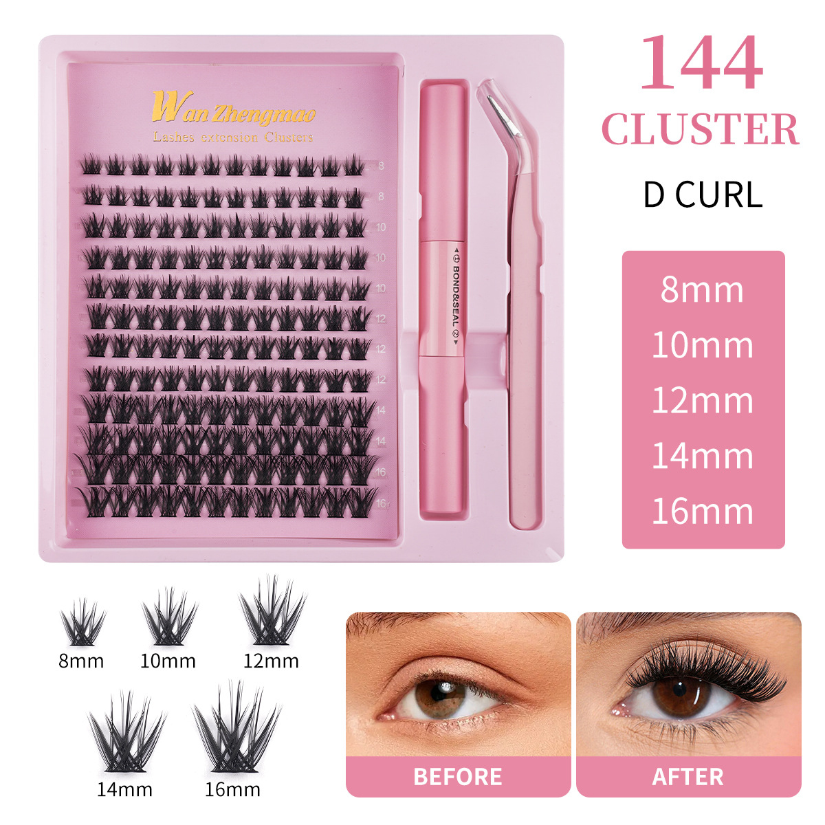 Velvet Gaze Segmented Natural Eyelashes Set