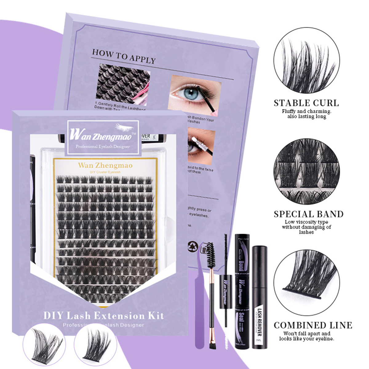 Doll Eye Dream Segmented Natural Eyelashes Set