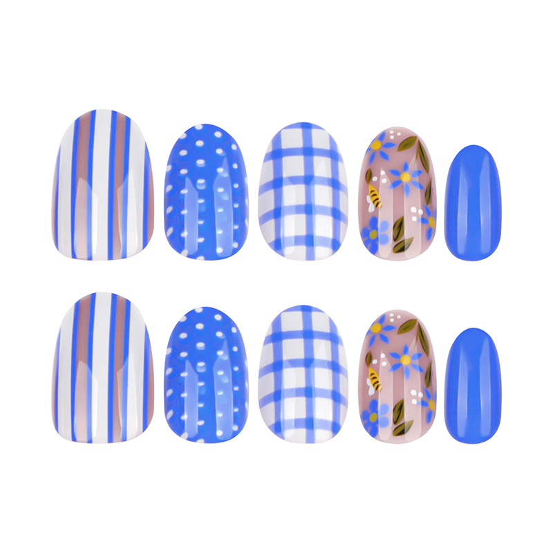 Sailor Dream Blue Nails