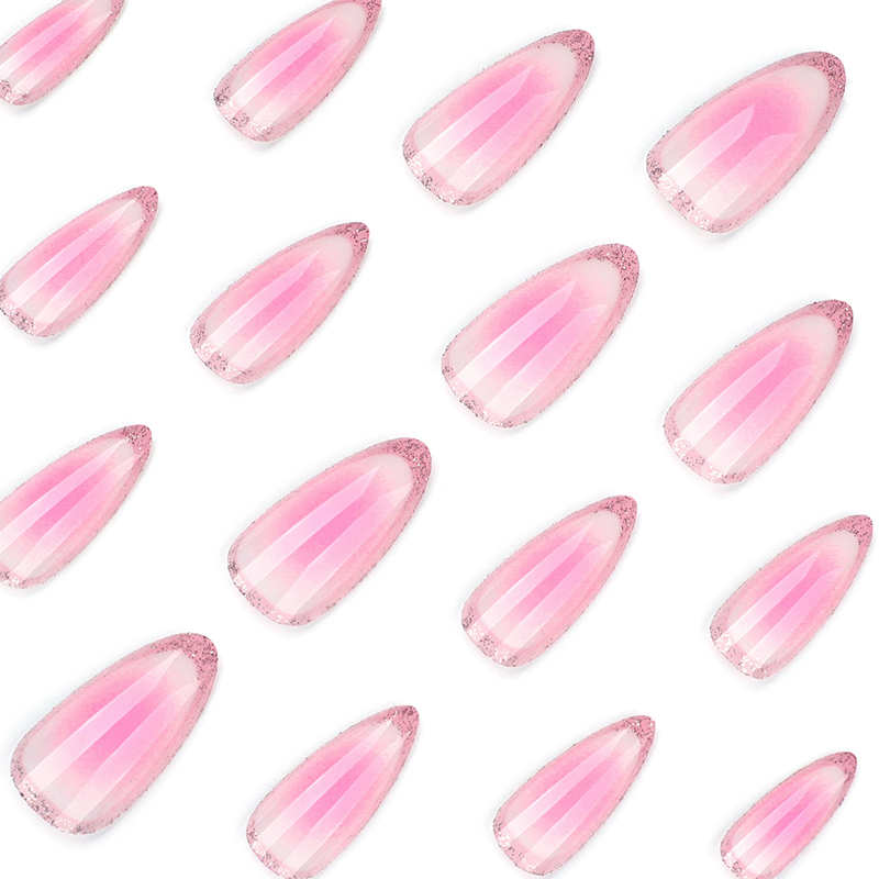 Blossom Twirl Pink Nails