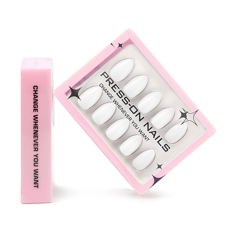 Pure Snow White Nails