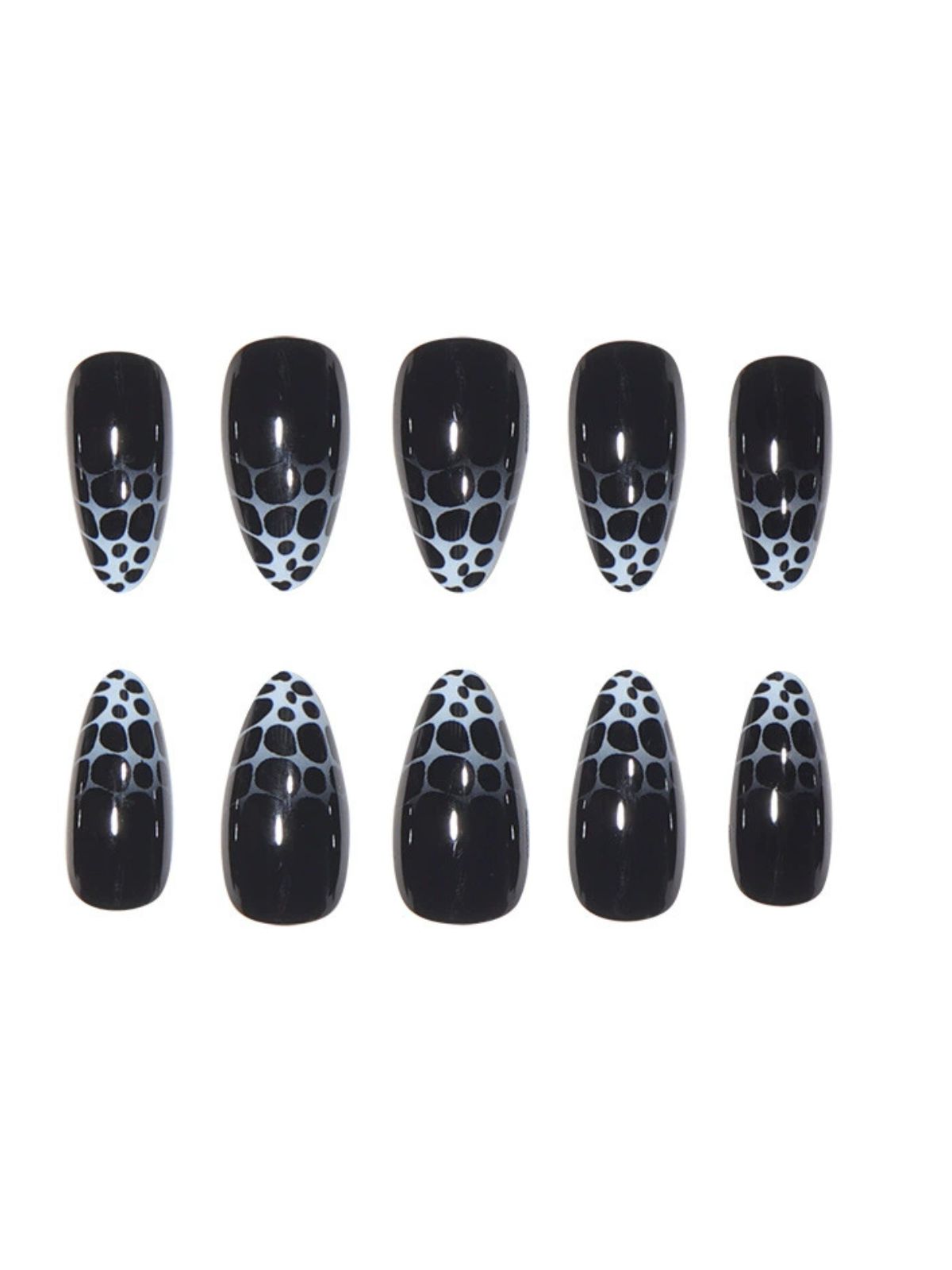 Midnight Storm Black Nails