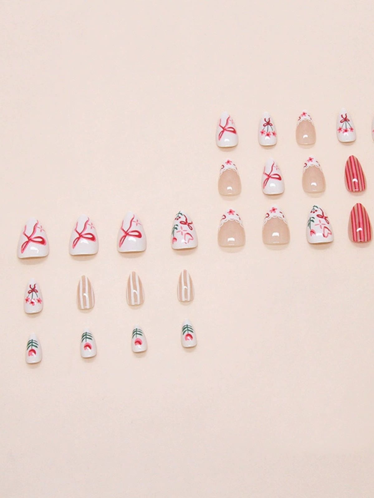 Girly Glam Pink Nails