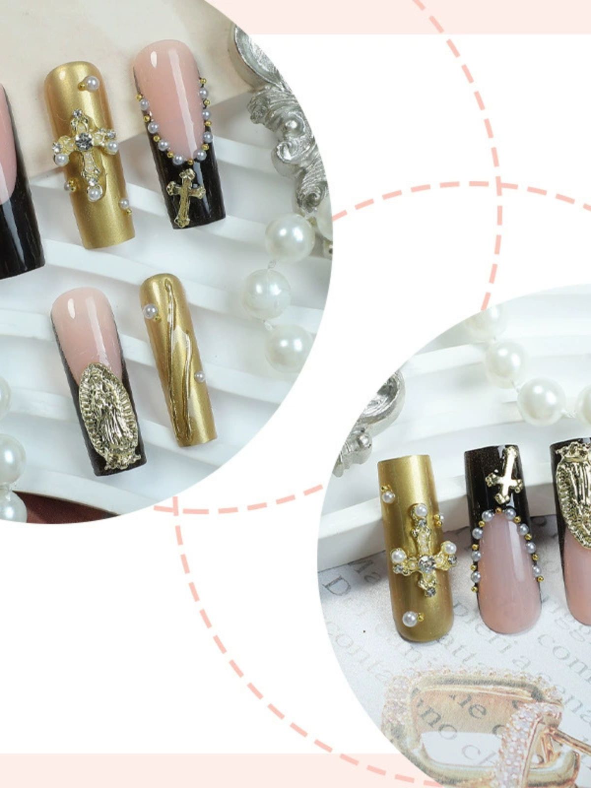 Sacred Shine Gold Nails