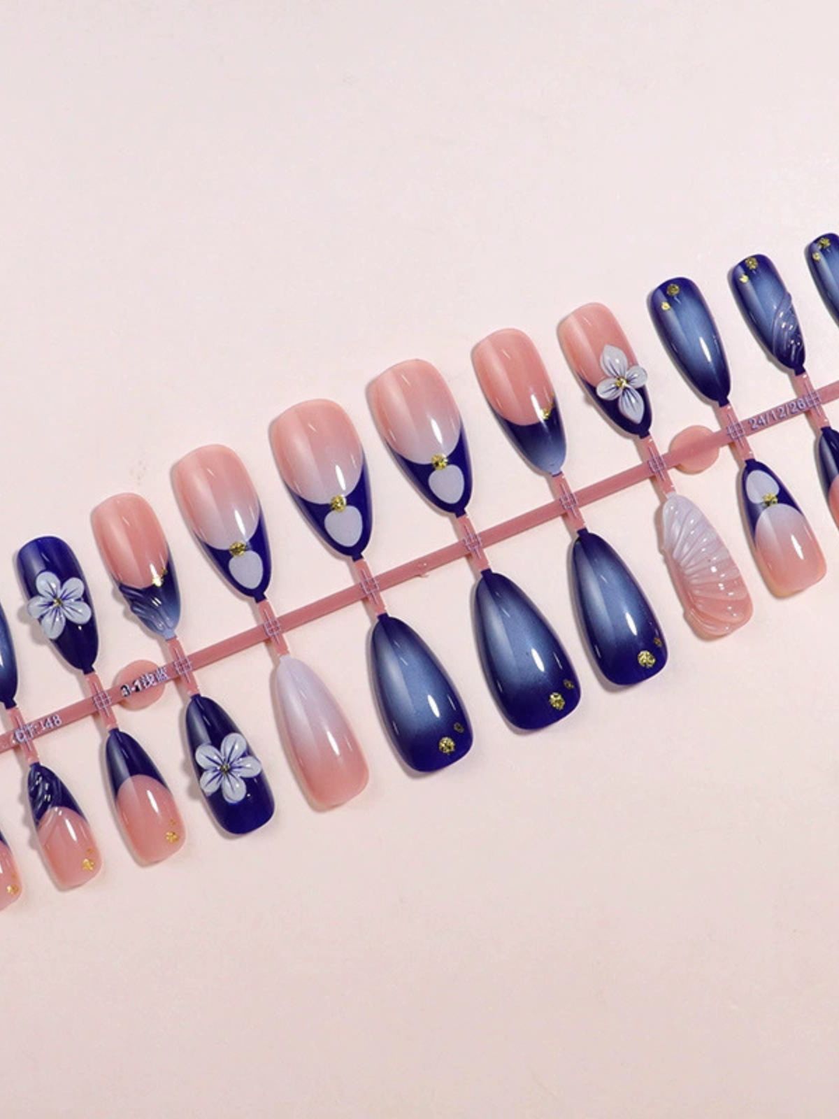 Spring Fling Blue Nails