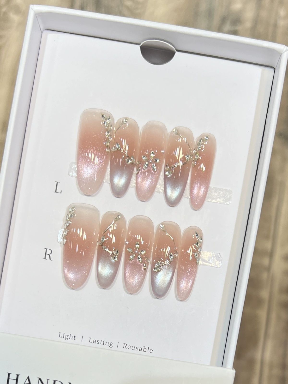 Rosy Radiance Pink Nails