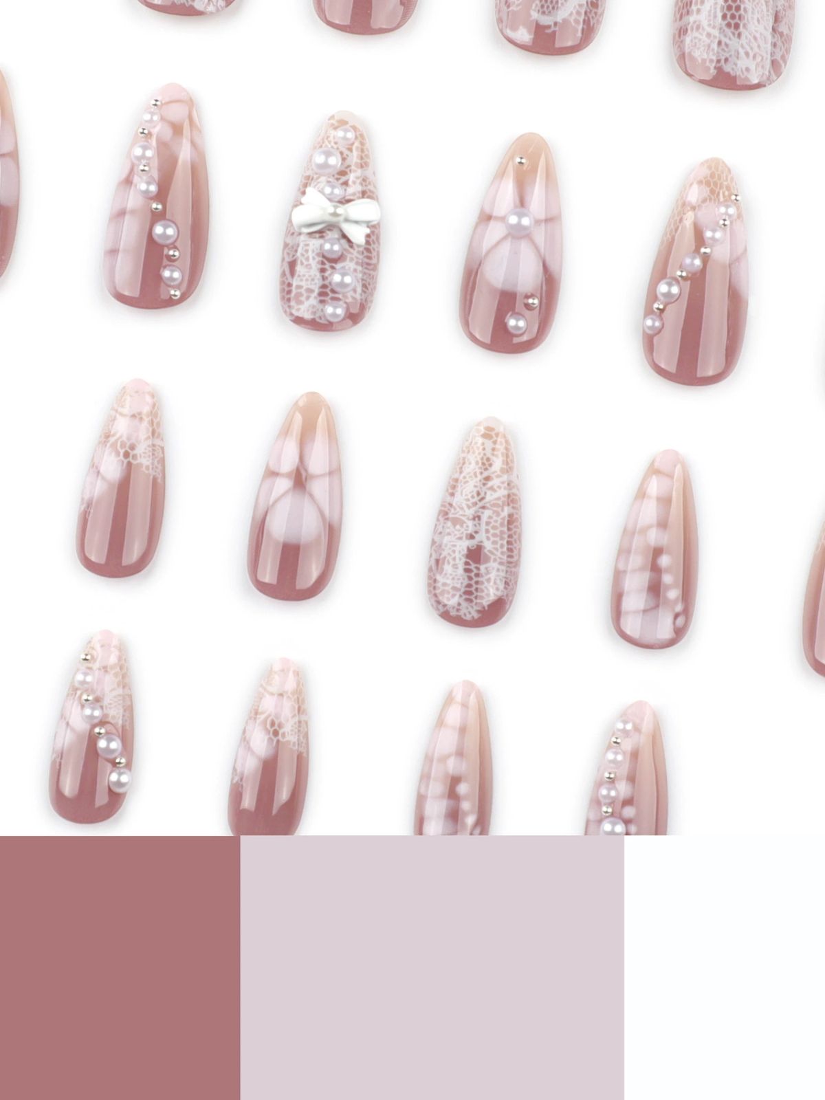 Sherbet Petal Pink Nails