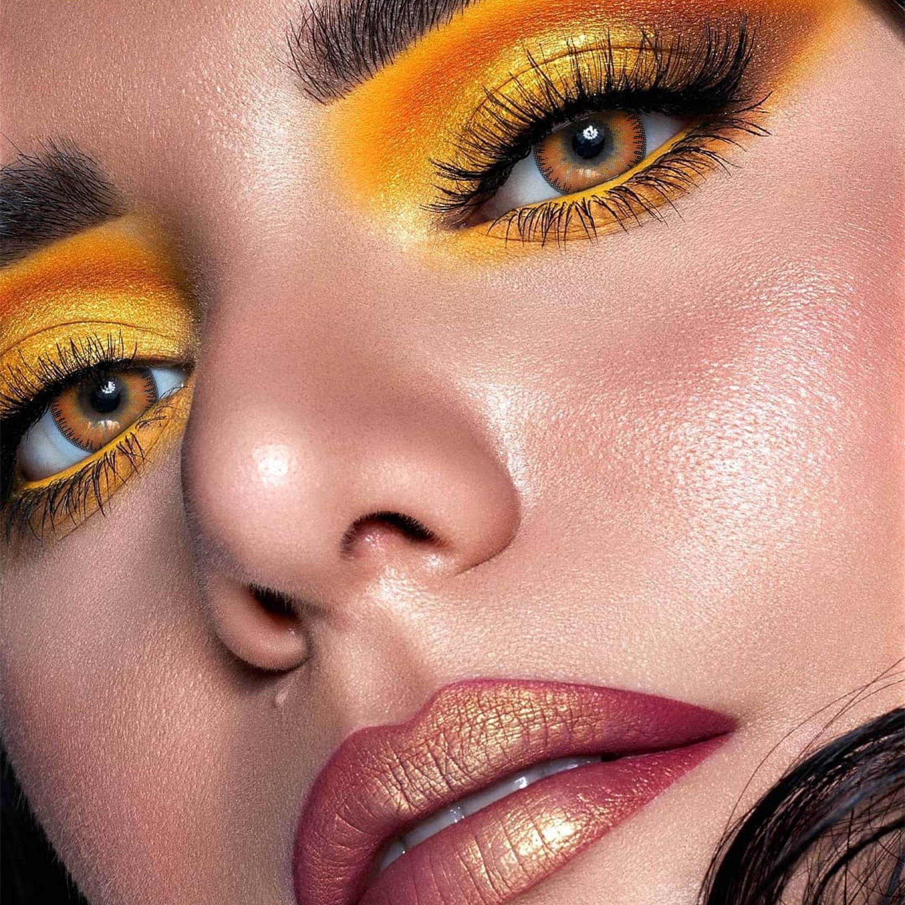 Vika Brown Yearly Contact Lenses