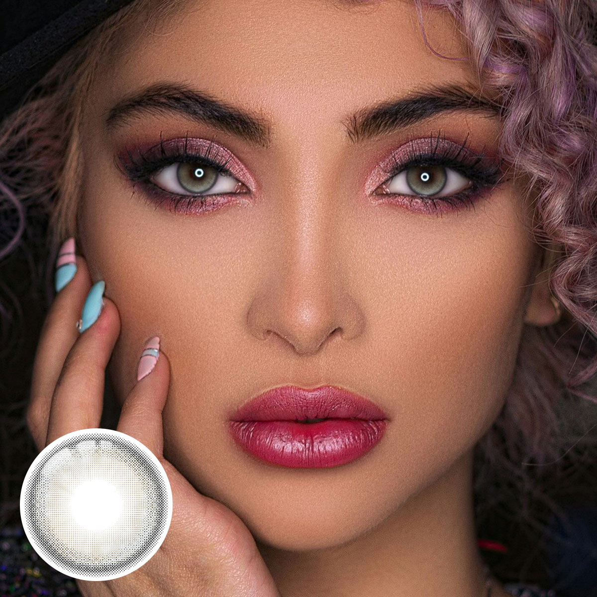 Mona Gray 6 Months Contact Lenses