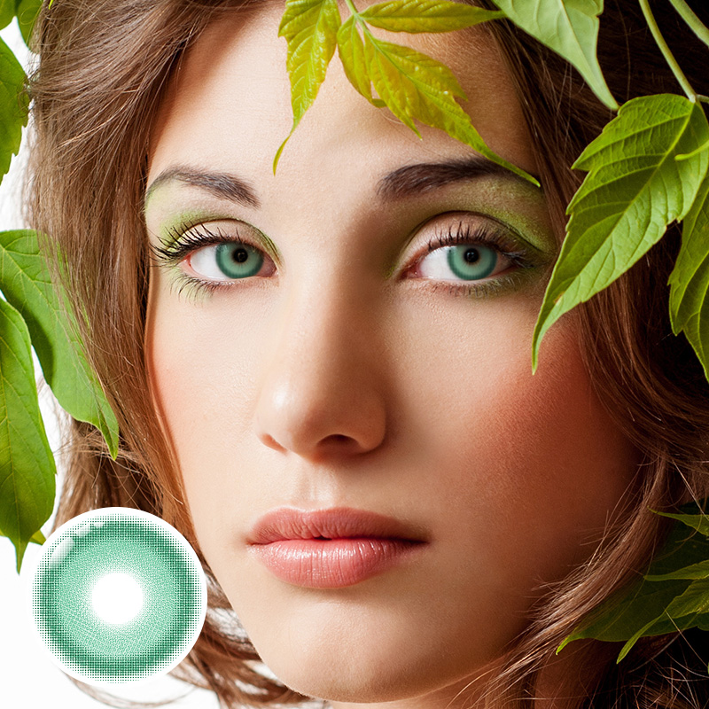 Sheen Green Prescription 6 Months Contact Lenses | 2pcs