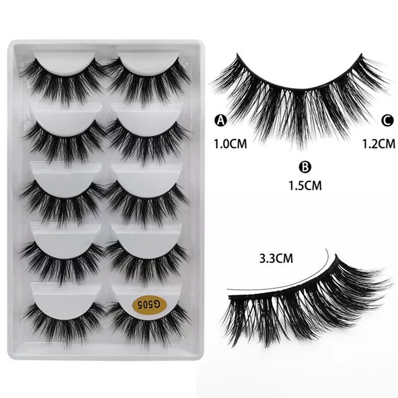 Fable Charm 5 Pairs Natural Lashes