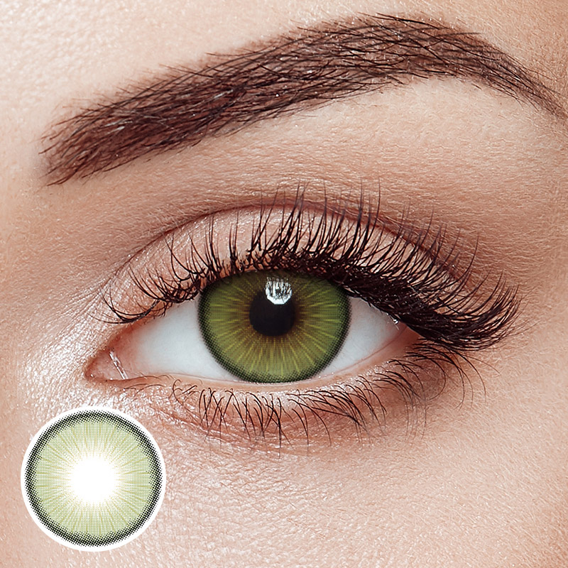 Graperry Green Yearly Contact Lenses