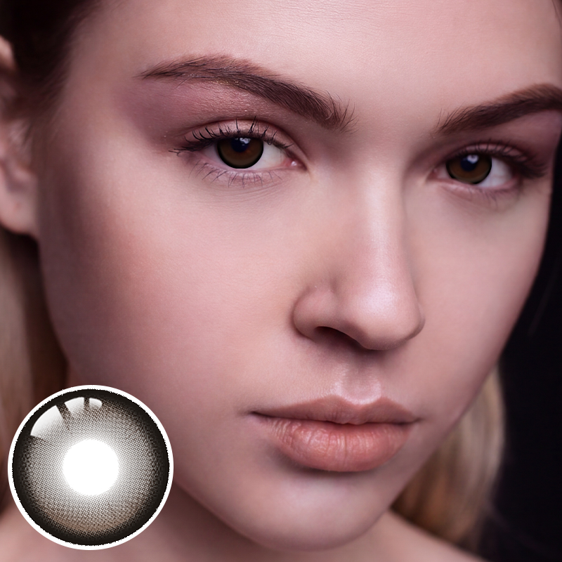 Cloud Ash Brown 6 Months Contact Lenses | 2 Pcs
