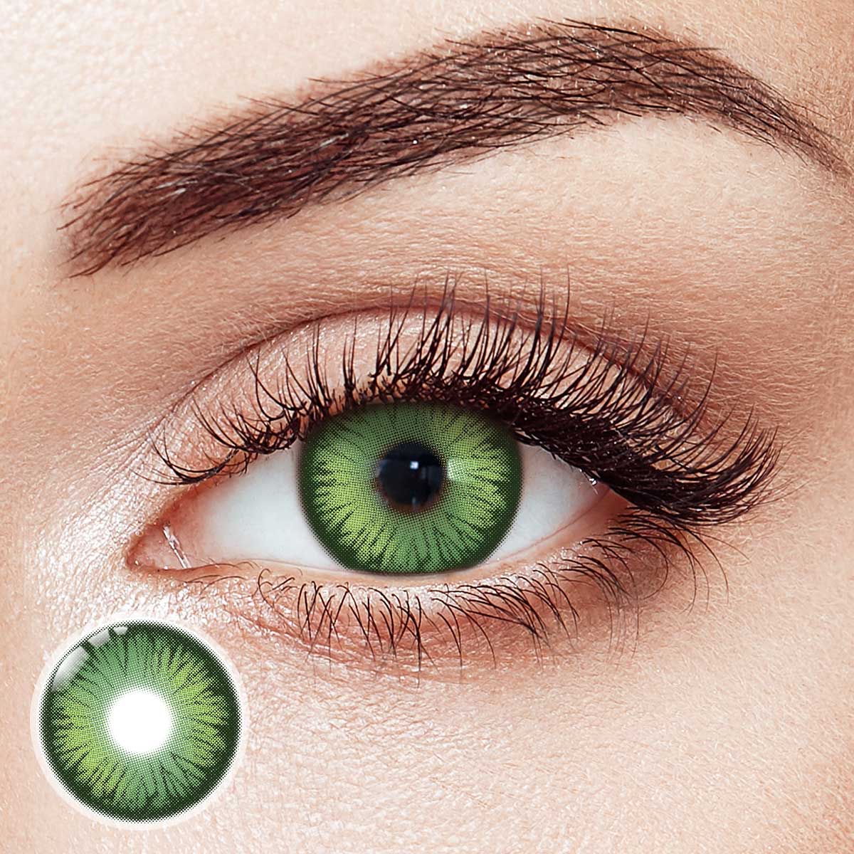 Enchantress Green Yearly Contact Lenses