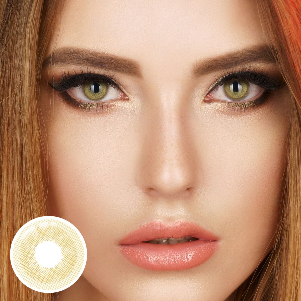 Pixie Brown Prescription  Yearly Contact Lenses