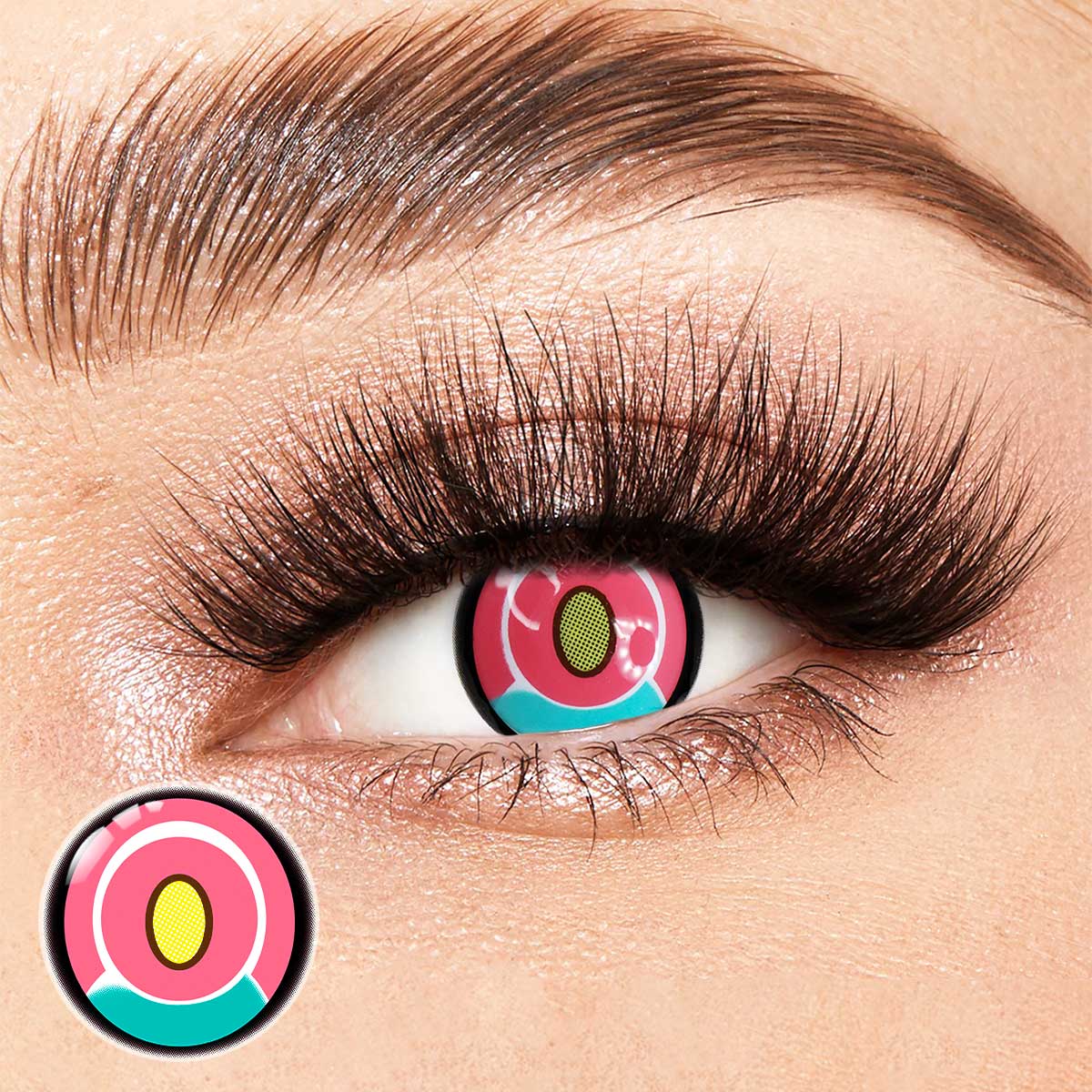 Titan Pink Costume Yearly Contact Lenses