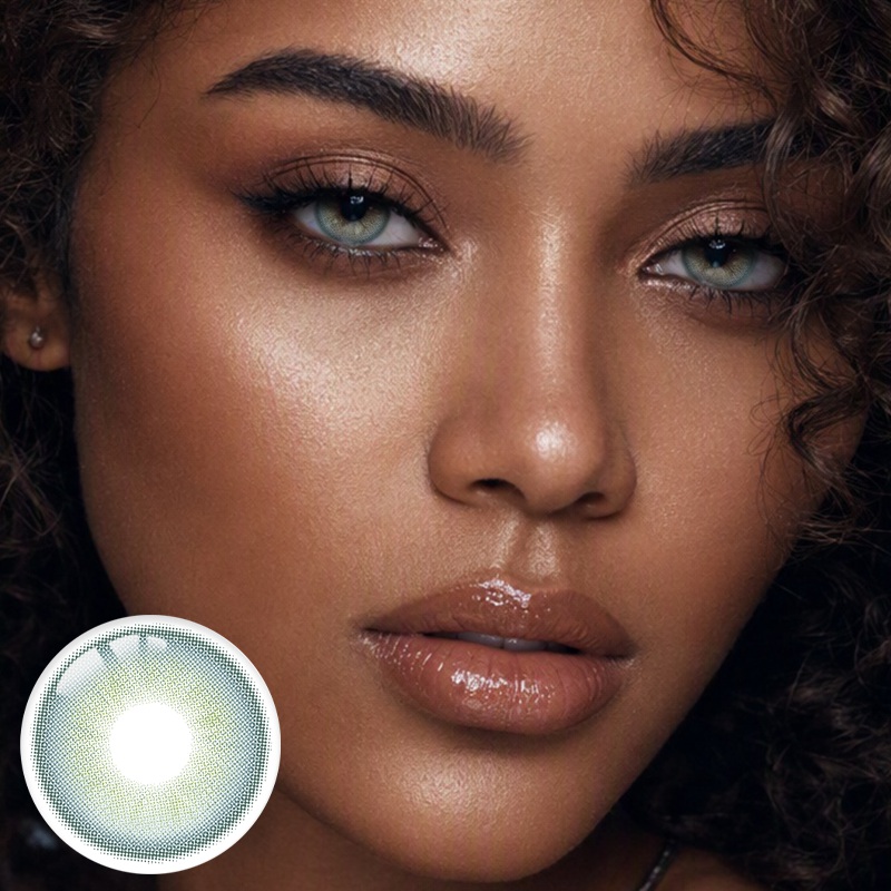Aura Glow Green 6 Months Contact Lenses | 2 Pcs