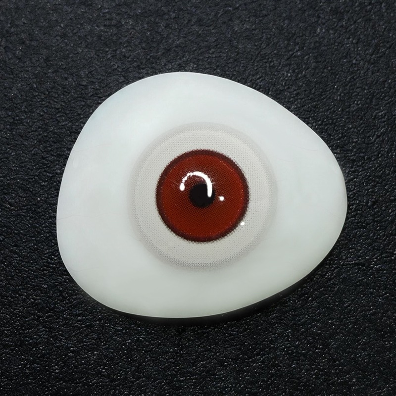 Ghoul Red Costume Yearly Contact Lenses | 2 Pcs