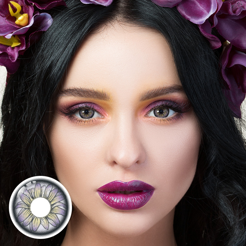 MoonDaisy Purple Prescription Yearly Contact Lenses | 2 Pcs