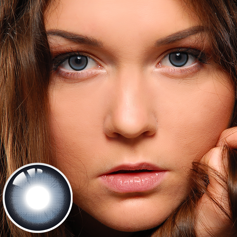 Cloud Ash Blue 6 Months Contact Lenses | 2 Pcs