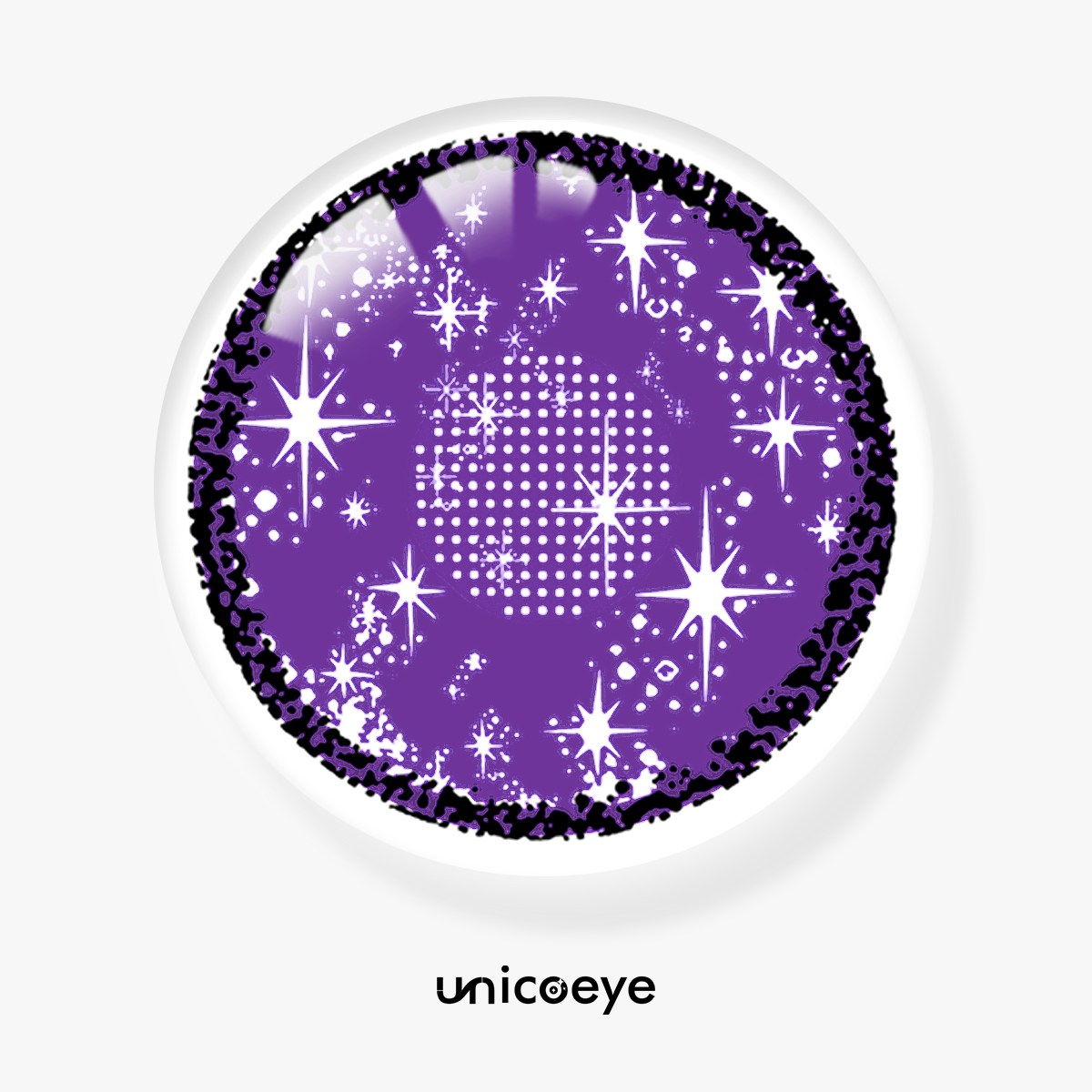 Galaxy Purple Costume Yearly Contact Lenses | 2 Pcs