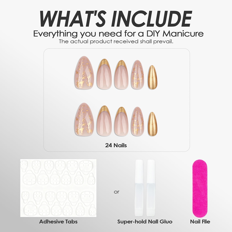 Midas Kiss Gold Nails