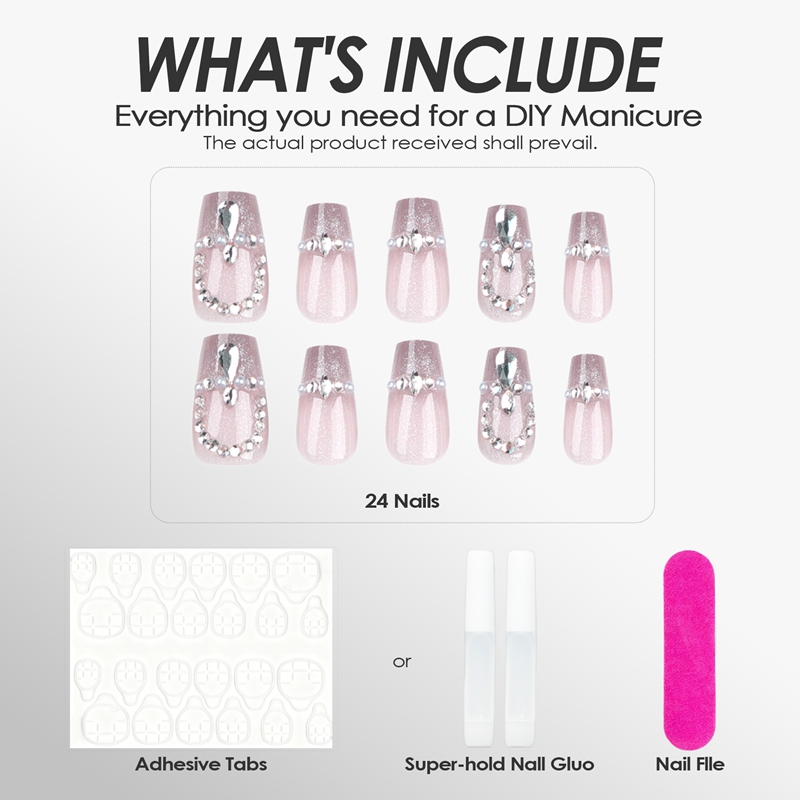 Amethyst Glow Purple Nails