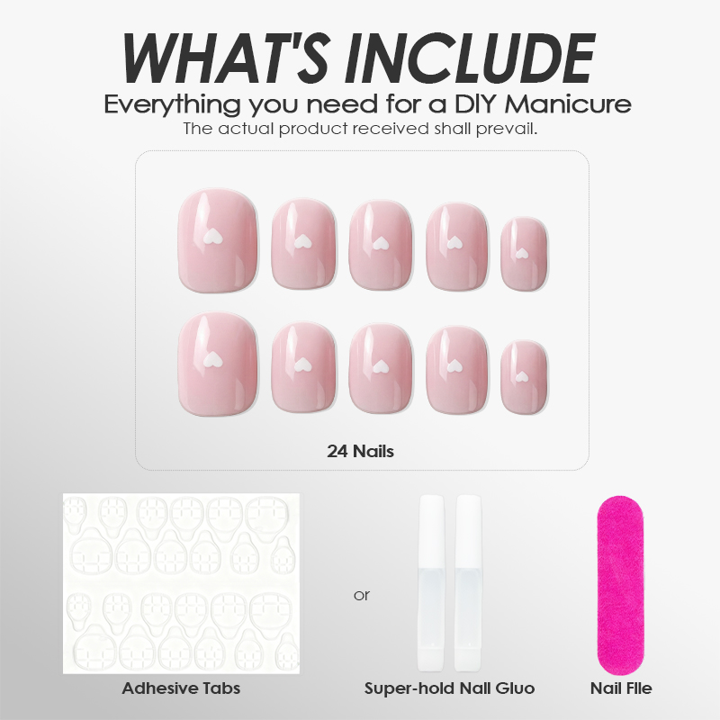 Tender Love Pink Nails