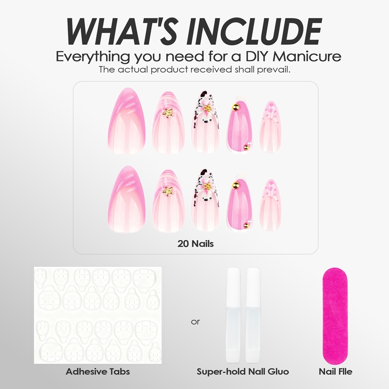 Blossom Isle Pink Nails