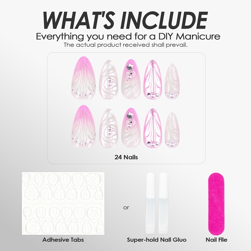 Rose Shore Pink Nails