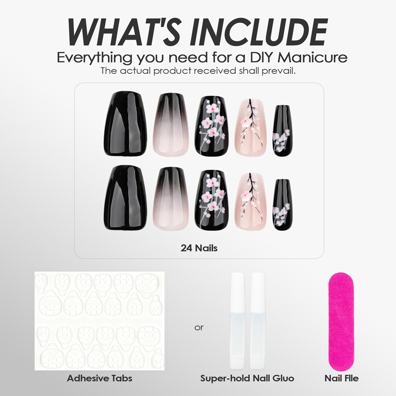 Mystic Plum Black Nails