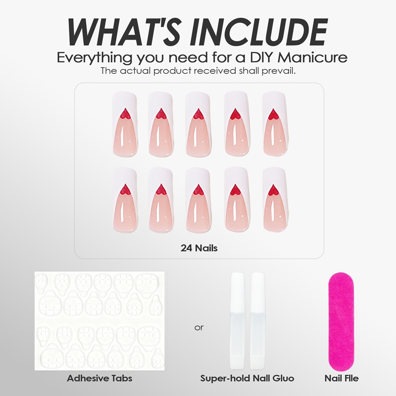 Amour Blanc White Nails