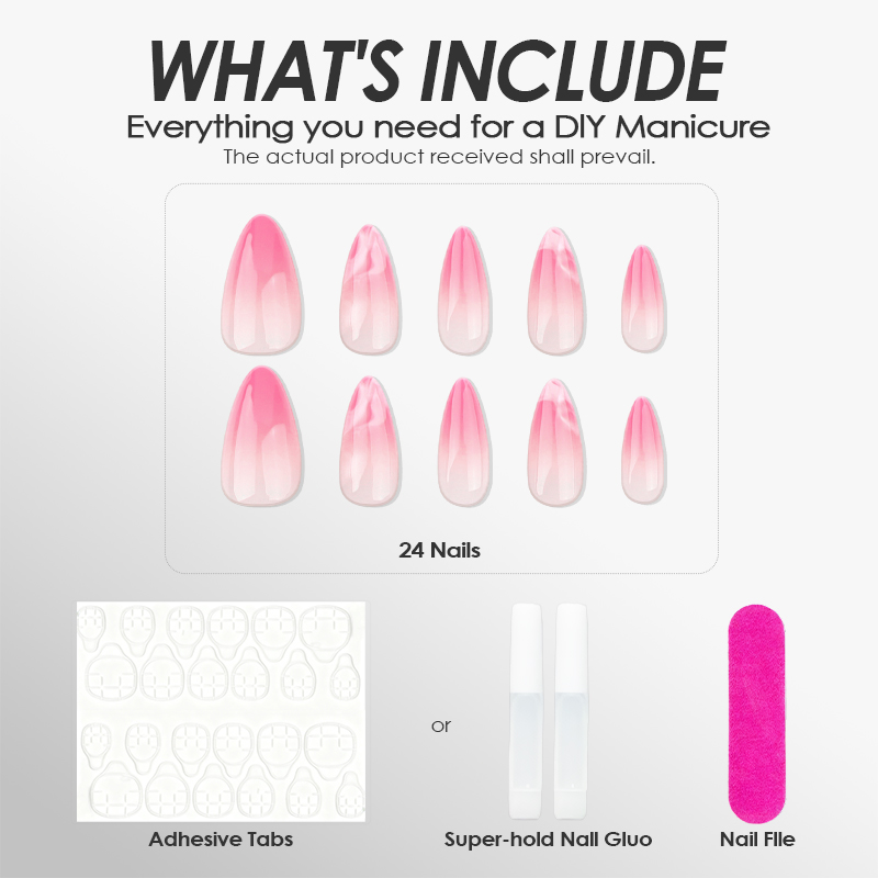 Rosy Mist Pink Nails