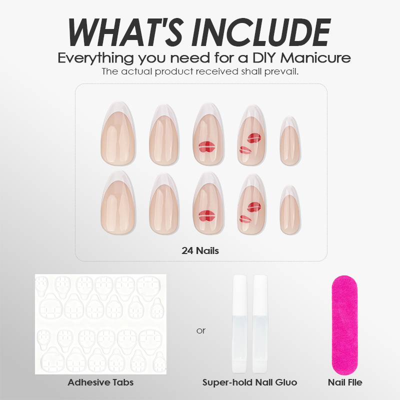 Flirty Lip Blush Pink Nails