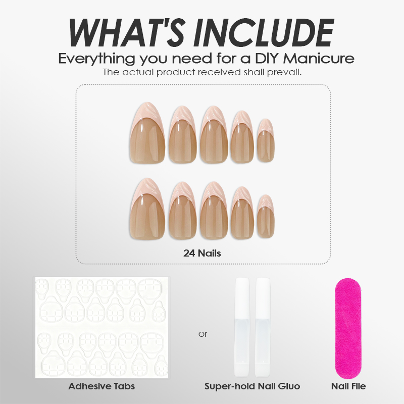 Emboss Blush Pink Nails