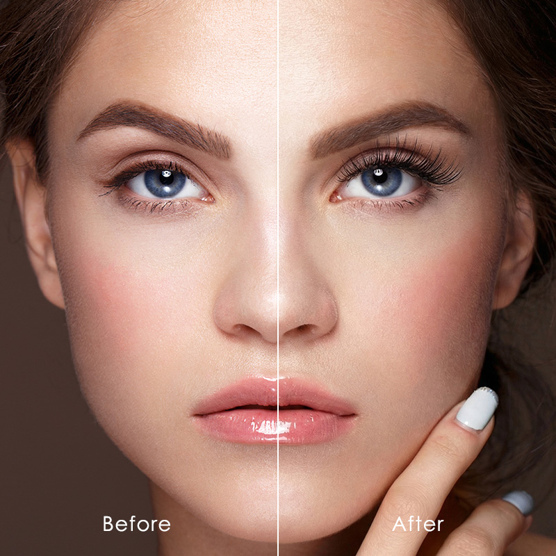 Moss Shine Segmented Natural Glue-on Lashes