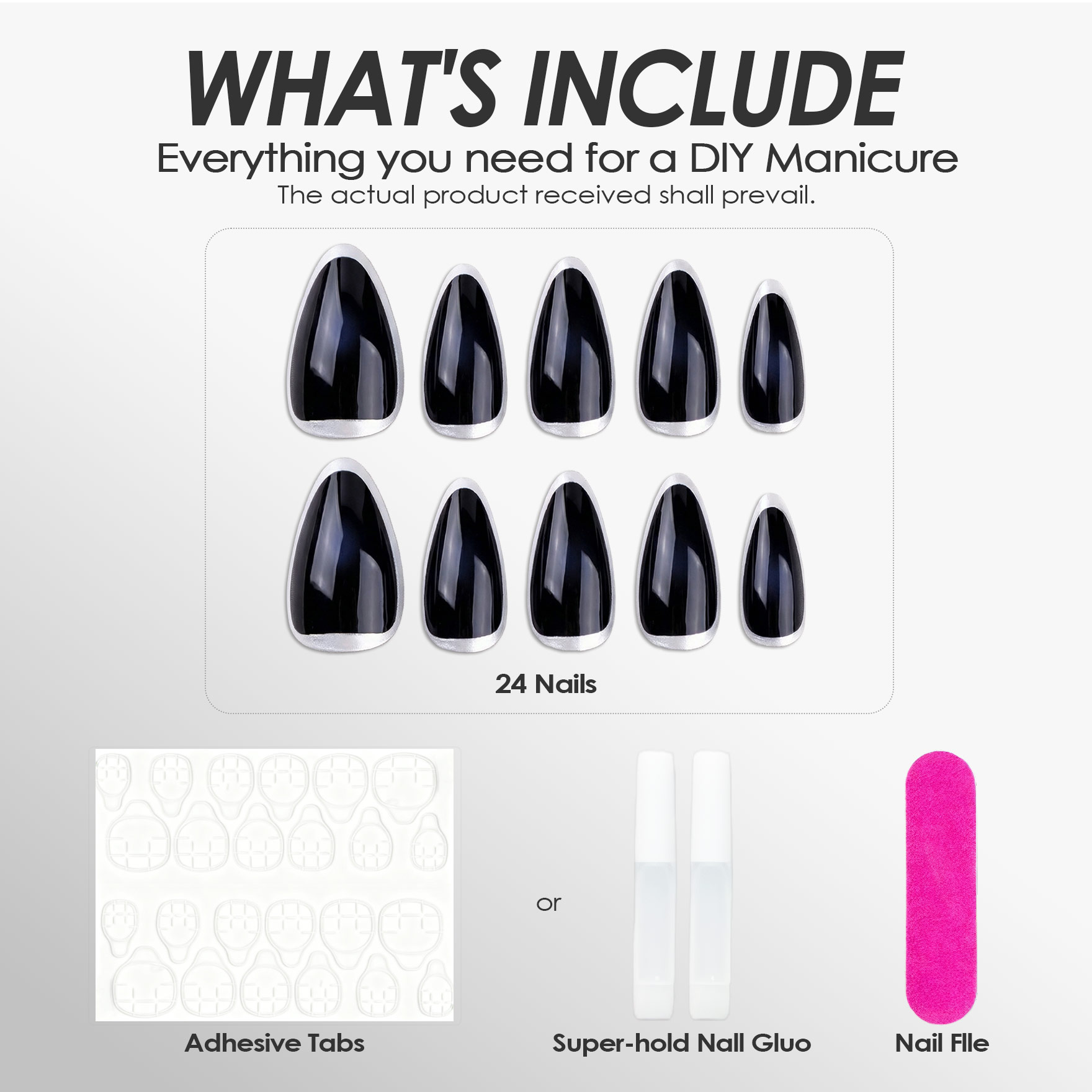 Frost Fringe Deep Blue Nails