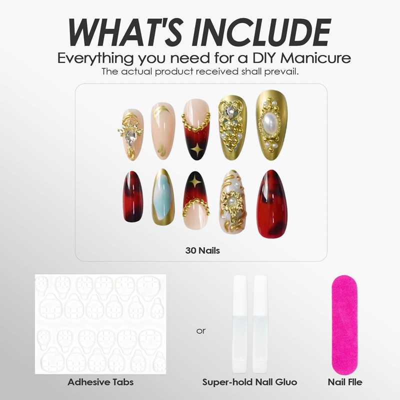 Cross Divine Black Nails