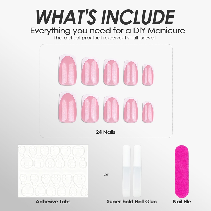 Timeless Pearl Pink Nails