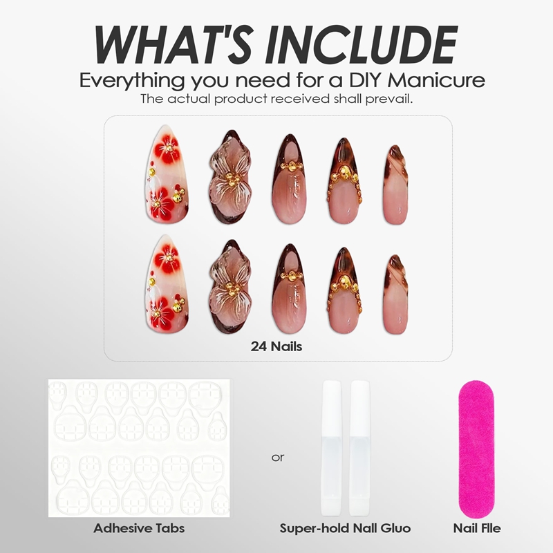 Caramel Dreams Brown Nails