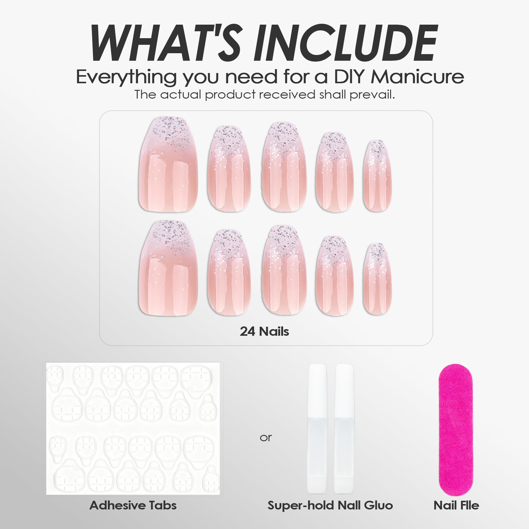 Sterling Glow Pink Nails