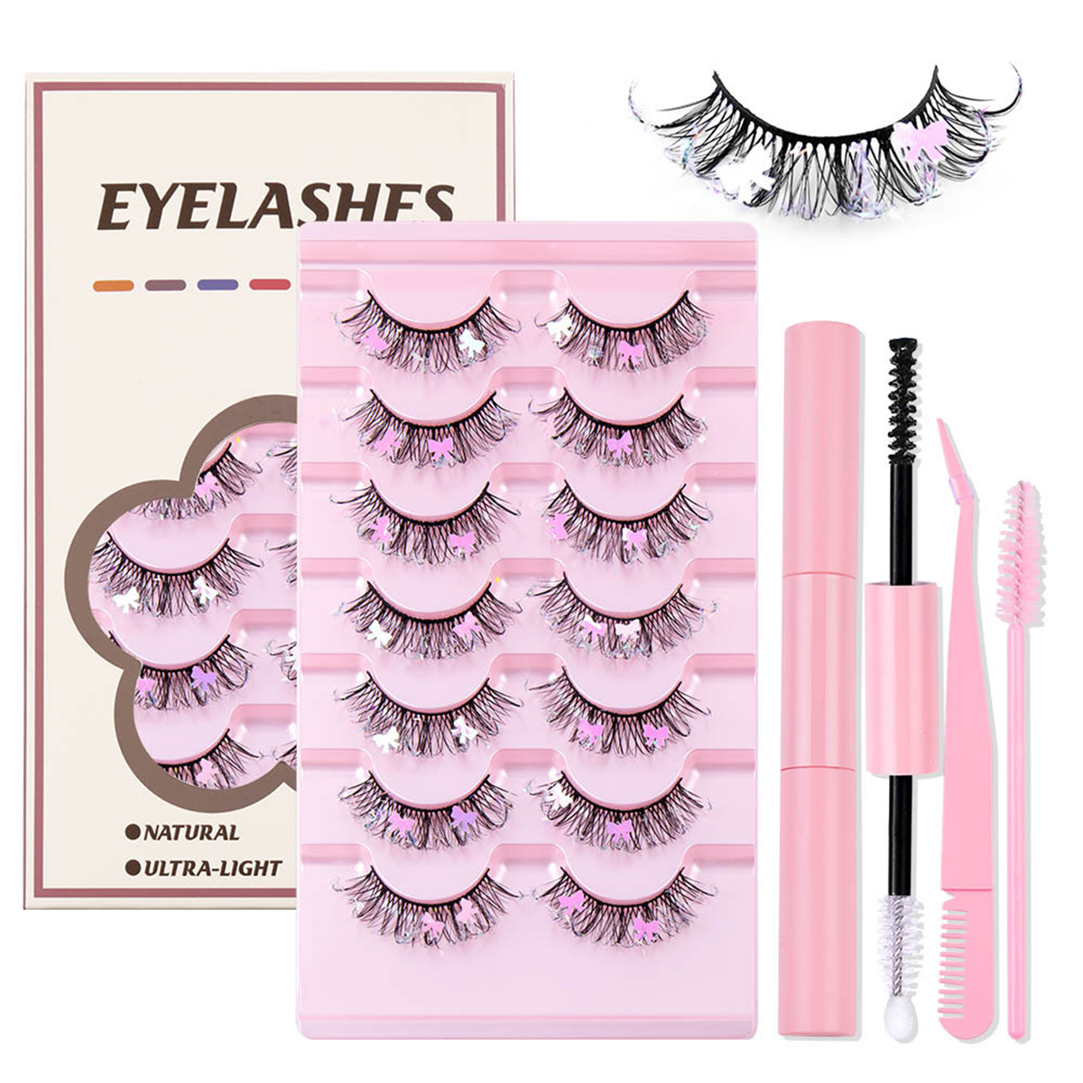 Stardust 7 Pairs Natural Lashes