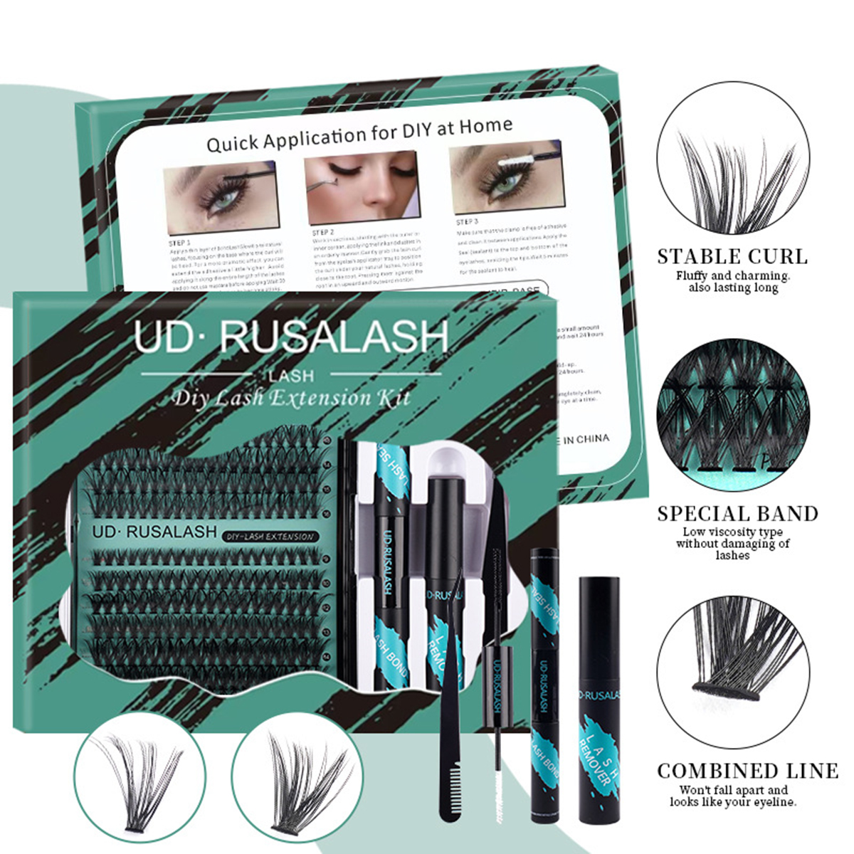 Gossamer Wings Segmented Natural Eyelashes Set