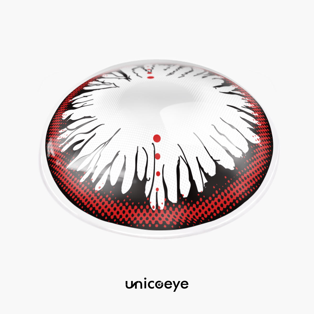 Clown White Costume 6 Months Contact Lenses