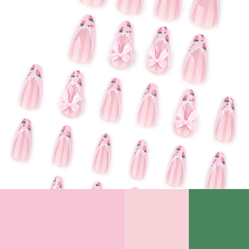 Fairy Cream Pink Nails