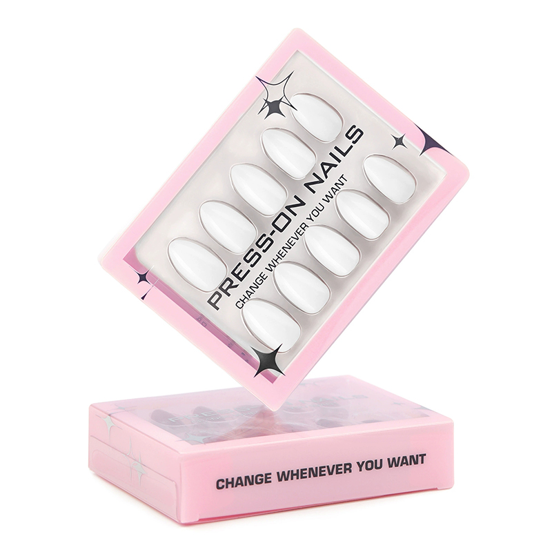 Pure Snow White Nails