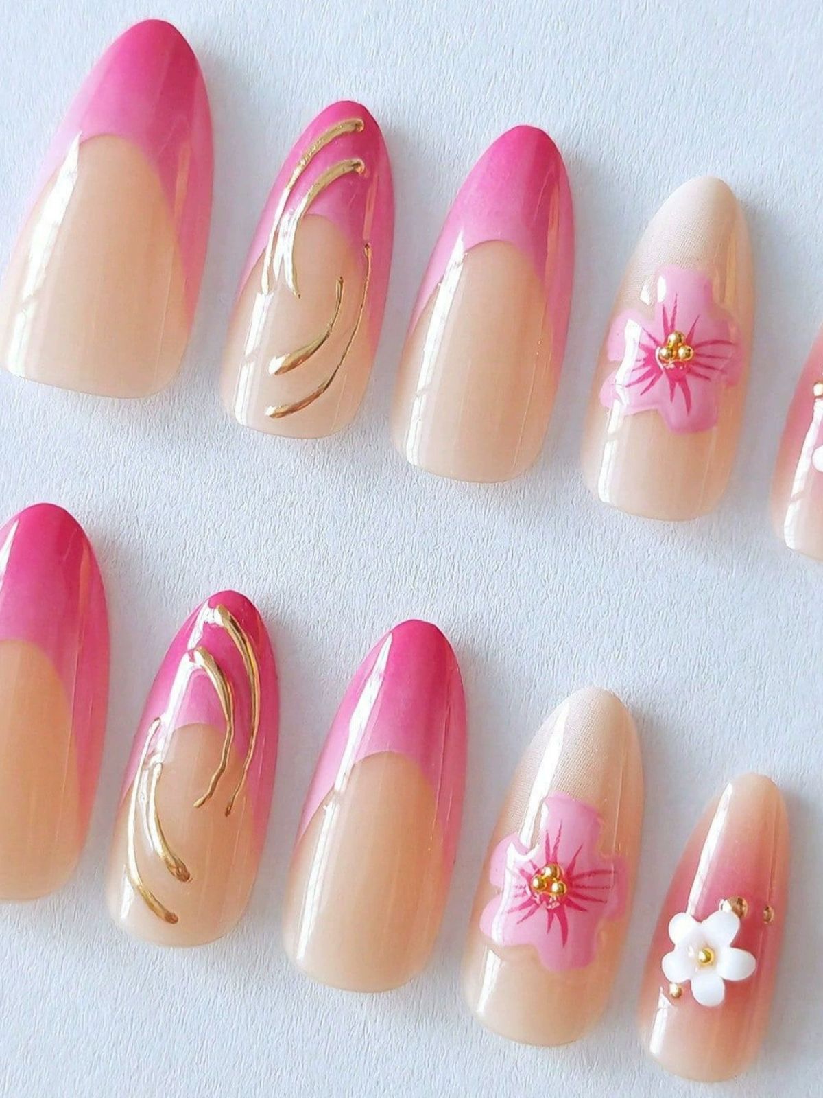 Amethyst Blossom Purple Nails