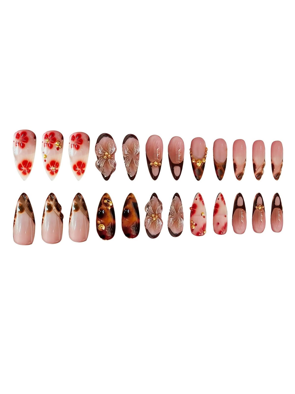 Caramel Dreams Brown Nails