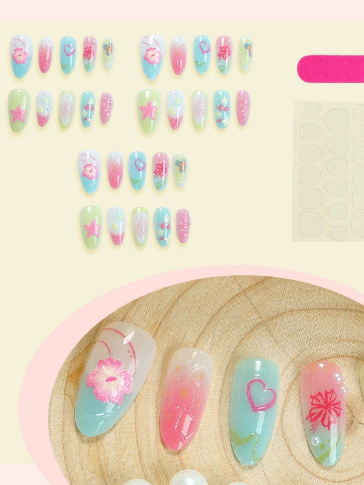 Vitamin Sea Multicolor Nails