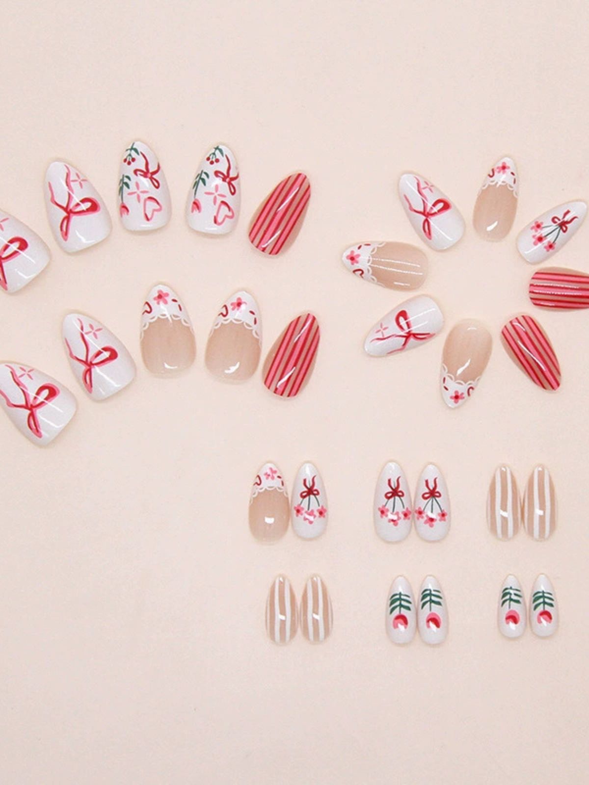 Girly Glam Pink Nails